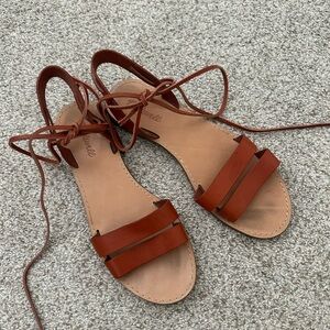 Madewell Brown Leather Sandals Size 9.5